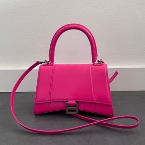 Balenciaga hourglass leather tote